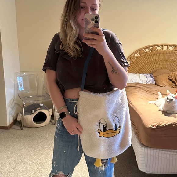 White teddy duck tote bag - Picture 6 of 6